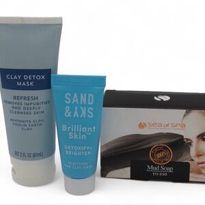 Sand & Sky Brilliant Skin Clay Detox Mask Set